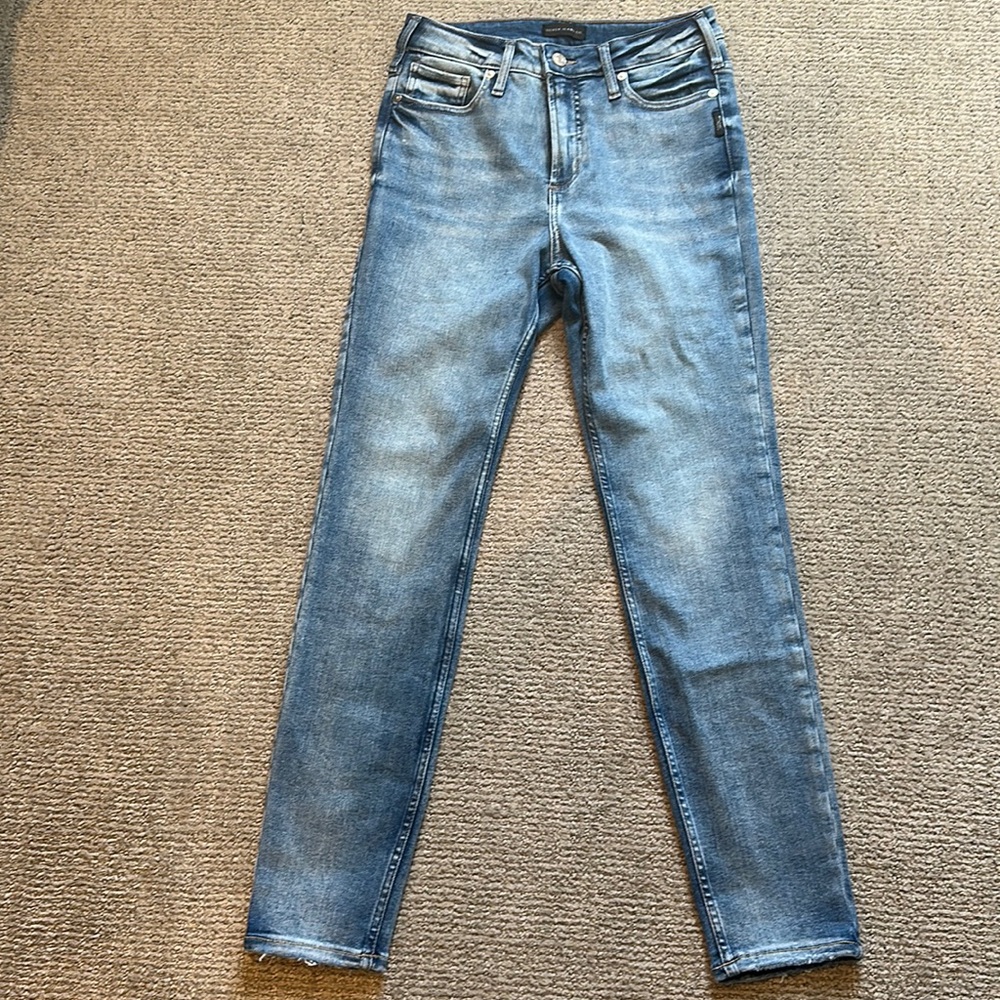 Silver Jeans Women's Skinny Jeans - Light Blue